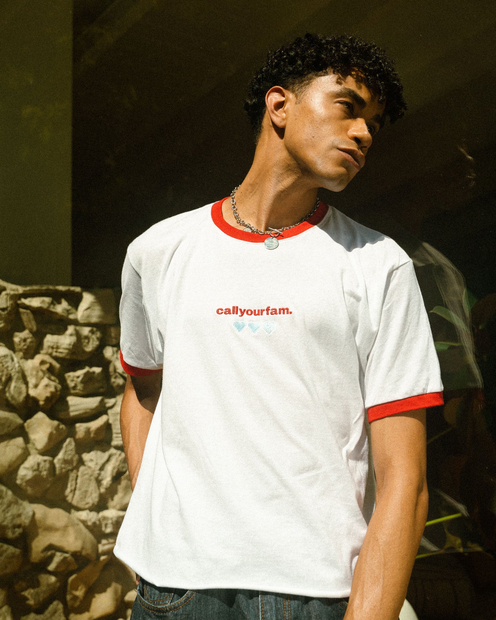 CYF STAPLE TEE - RED