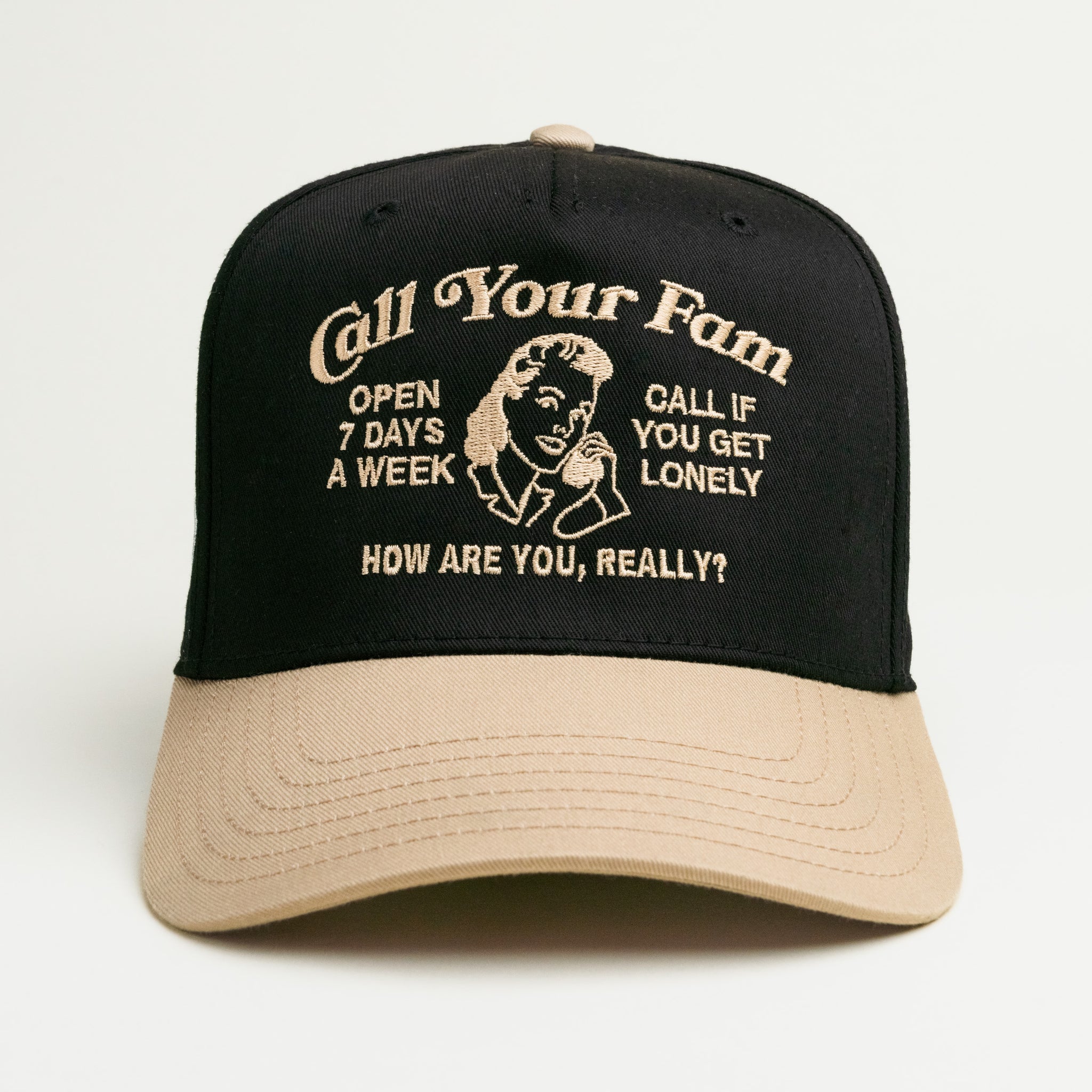 THE CYF HAT - BLACK/KHAKI