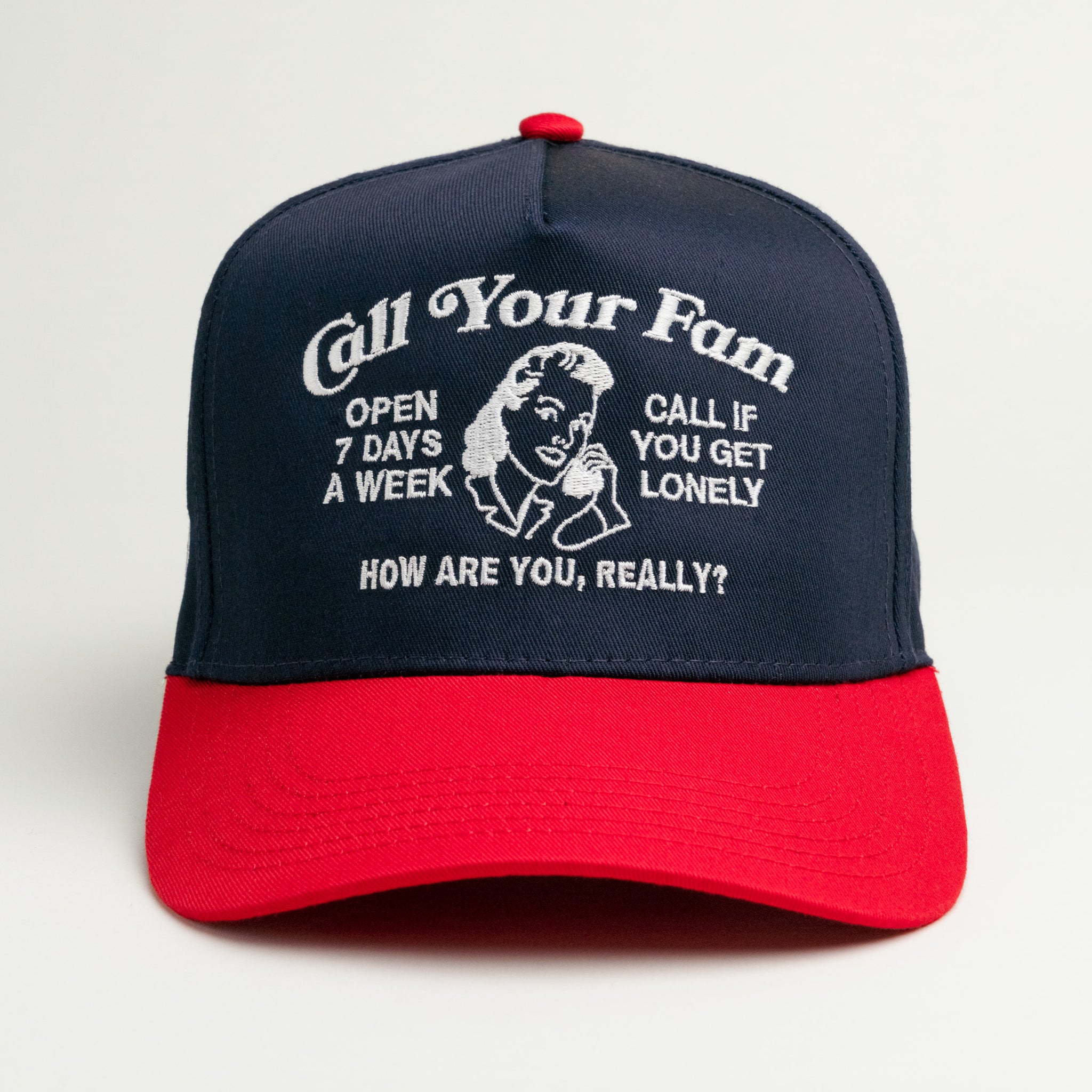 THE CYF HAT RED/NAVY