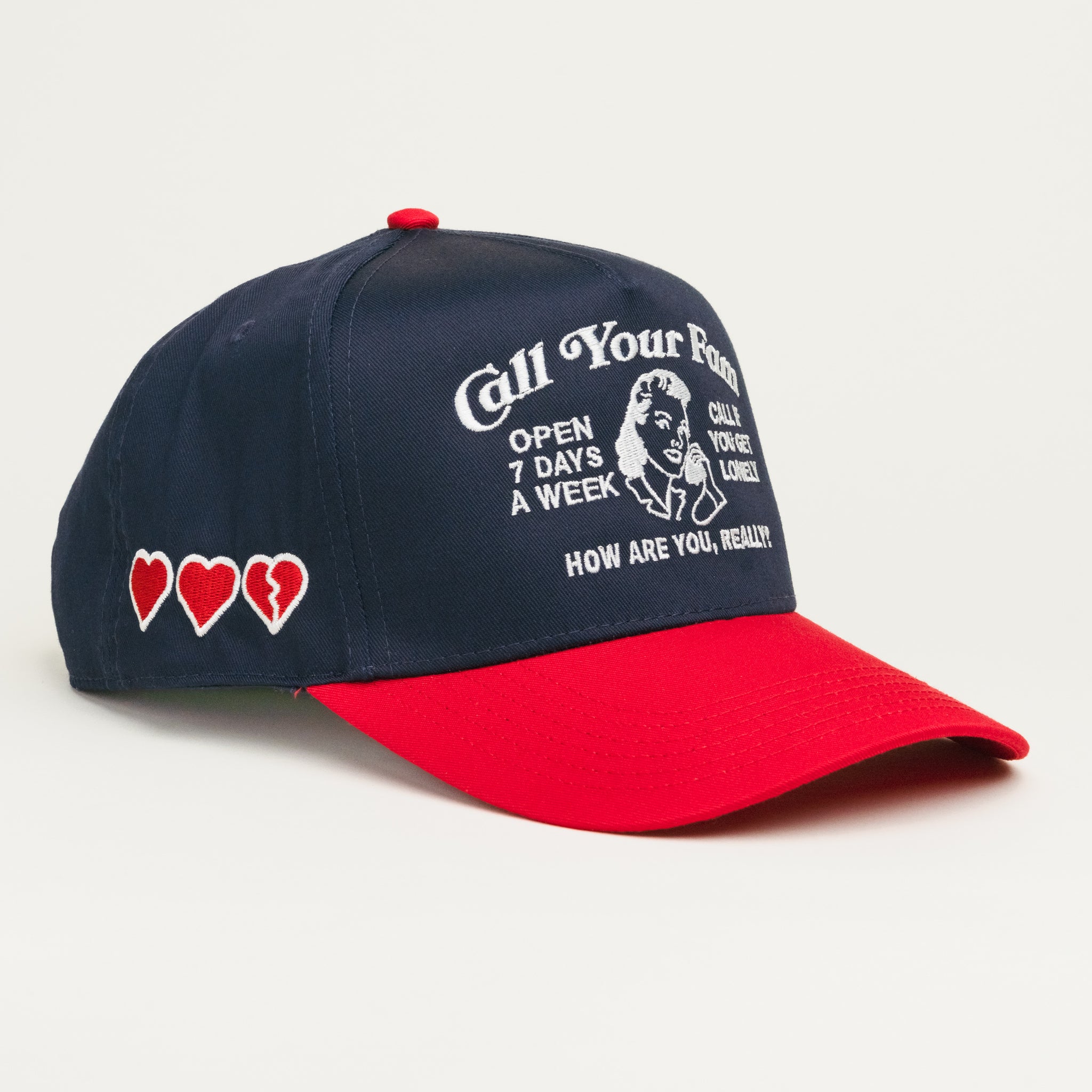 THE CYF HAT RED/NAVY