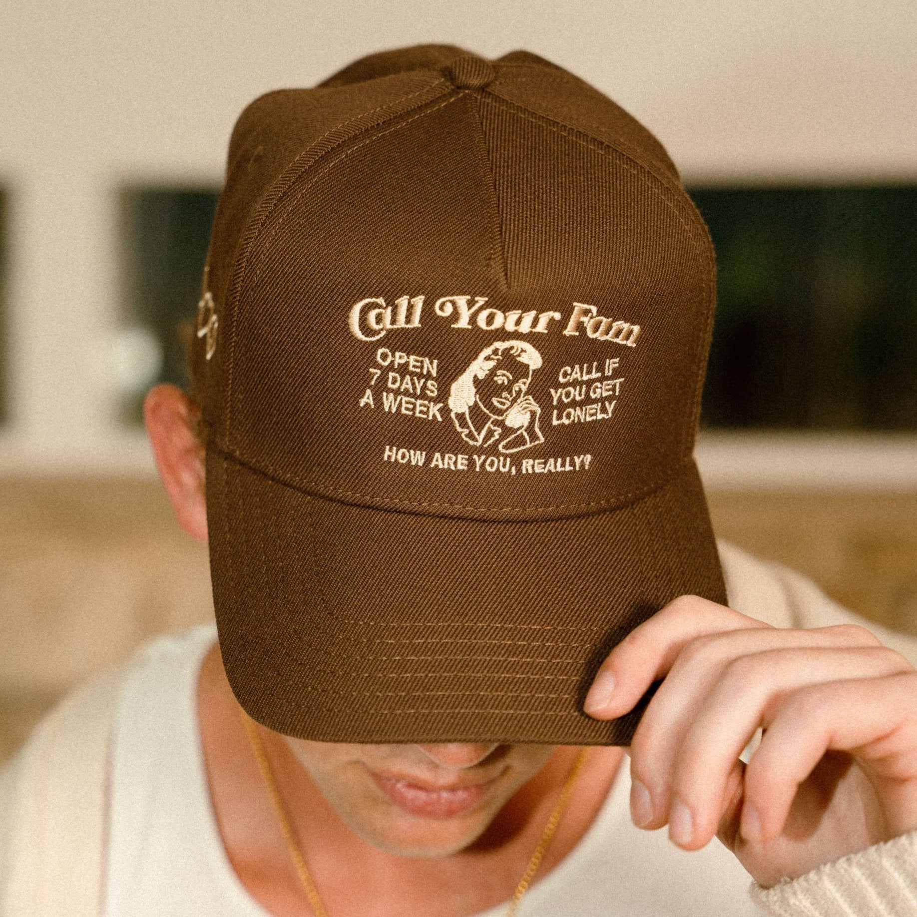 THE CYF HAT BROWN - PREMIUM EDITION