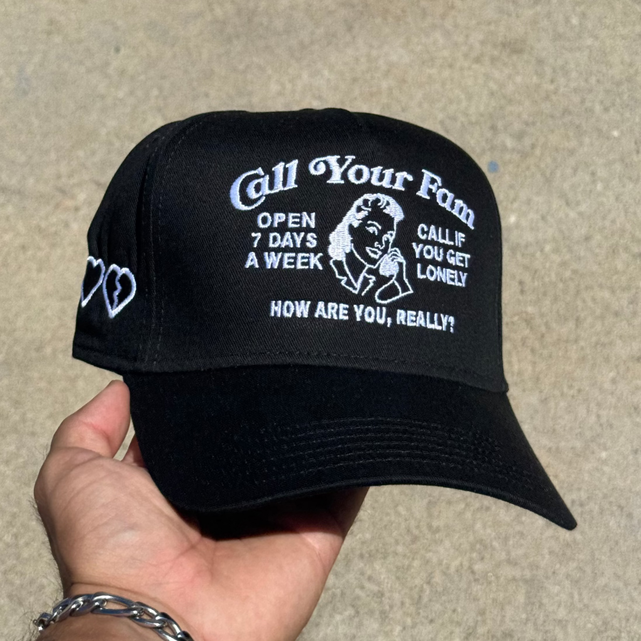 THE CYF HAT - BLACK ON BLACK