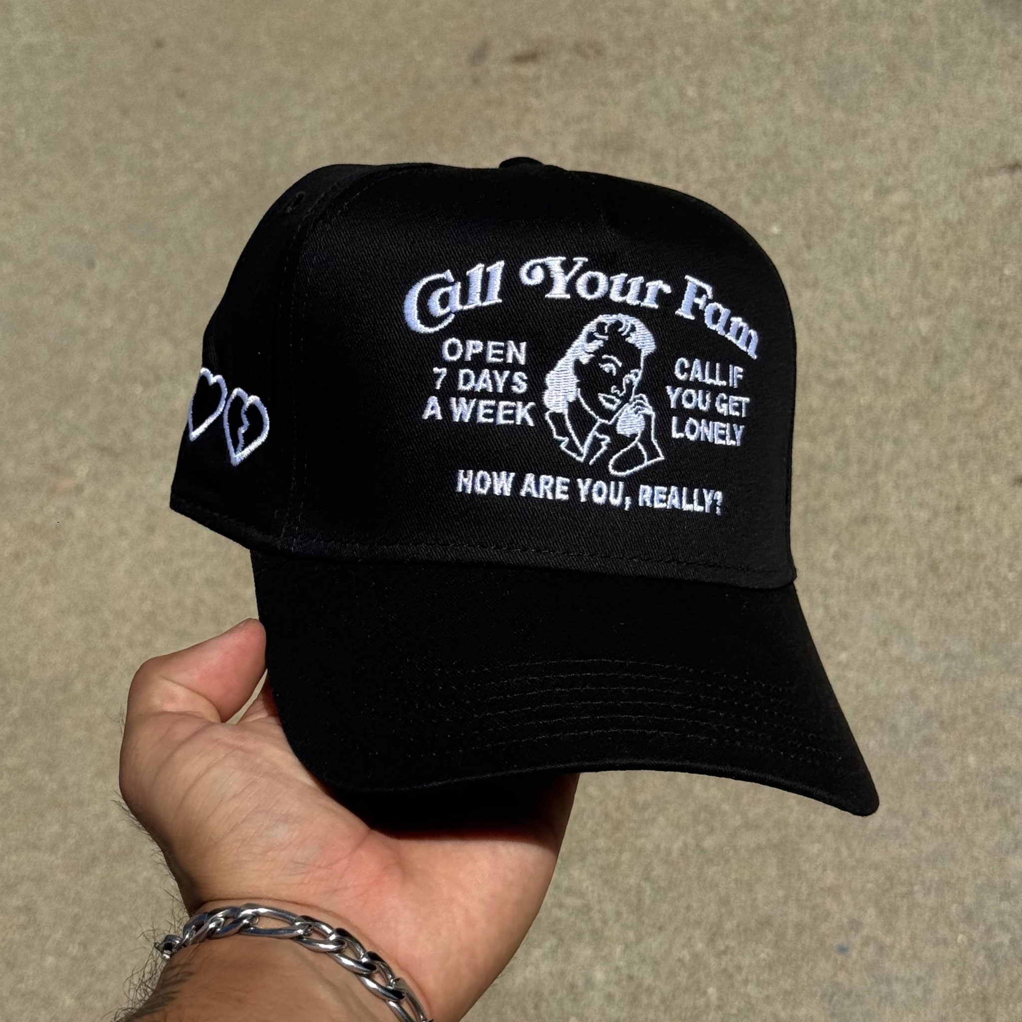 THE CYF HAT - BLACK ON BLACK