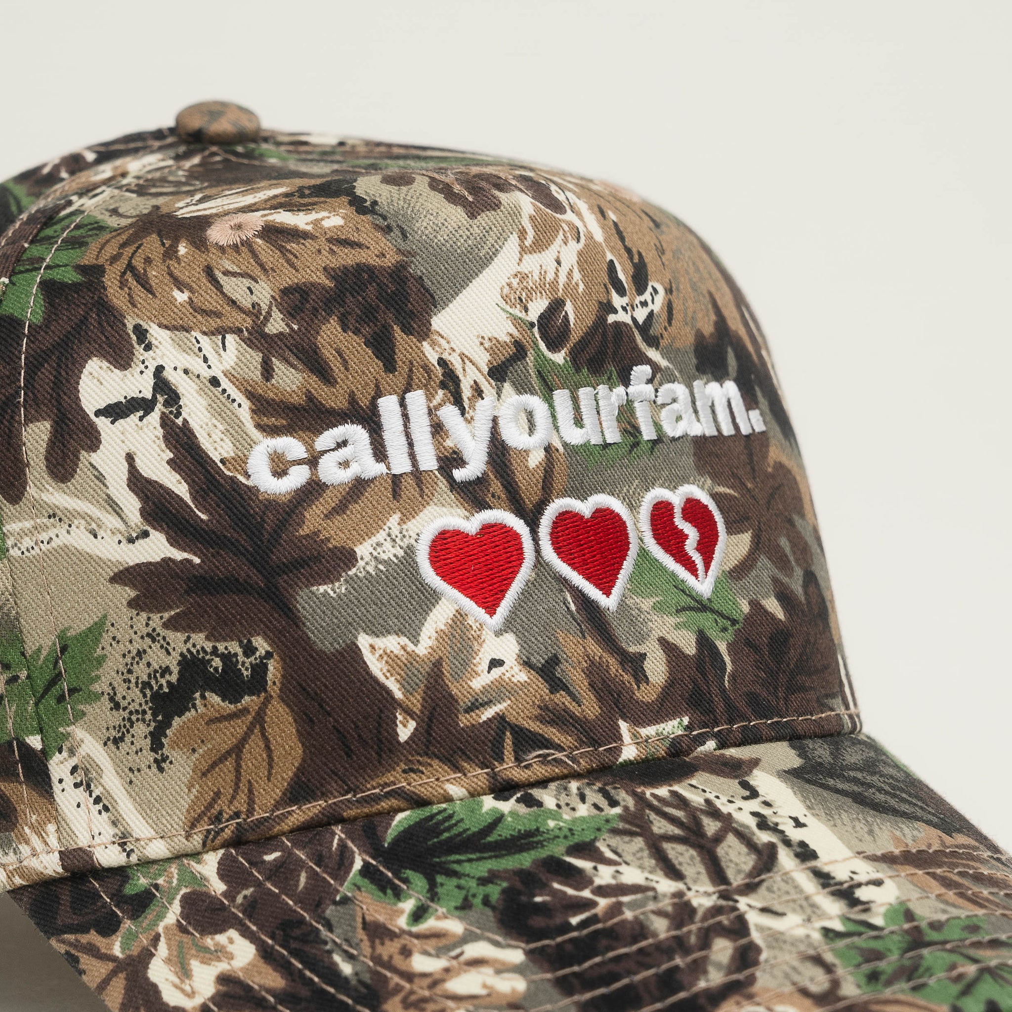 STAPLE LOGO CAMO HAT