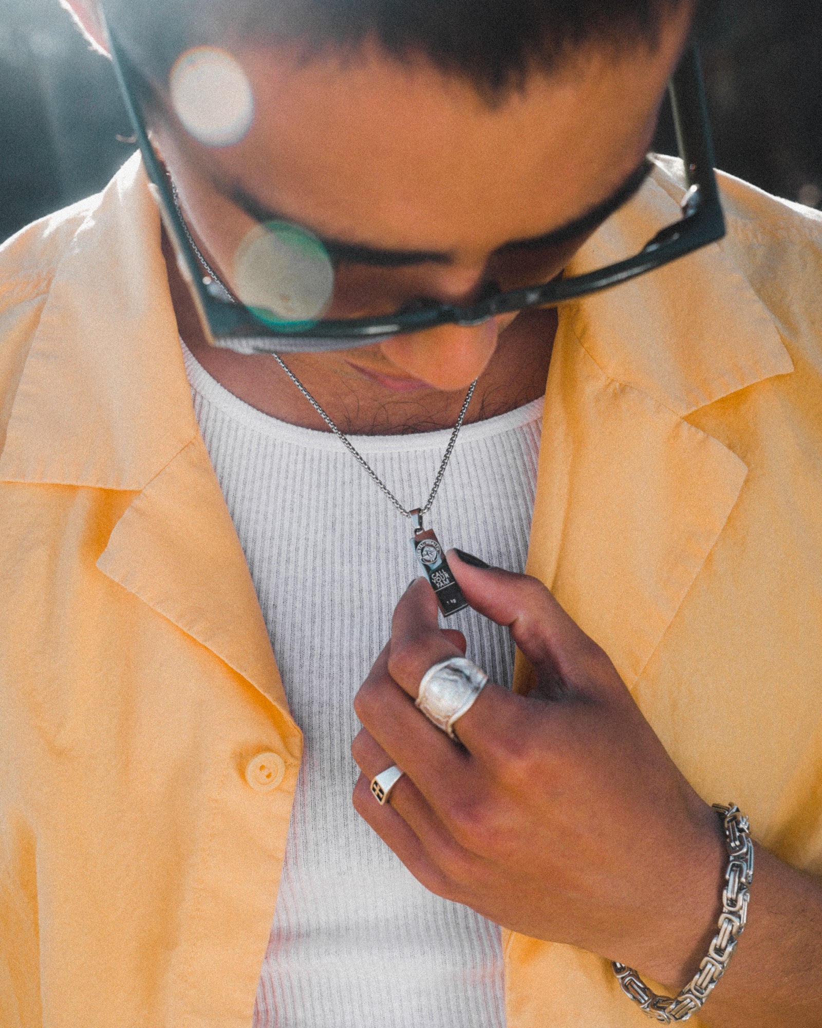 THE STAPLE PENDANT // SILVER