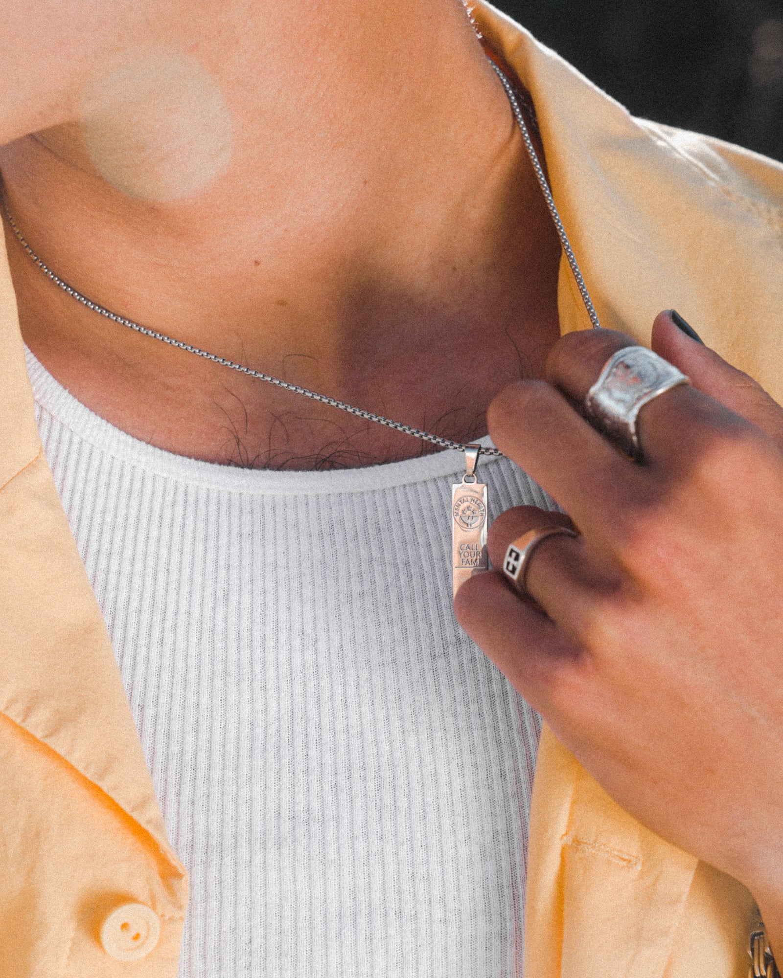 THE STAPLE PENDANT // SILVER