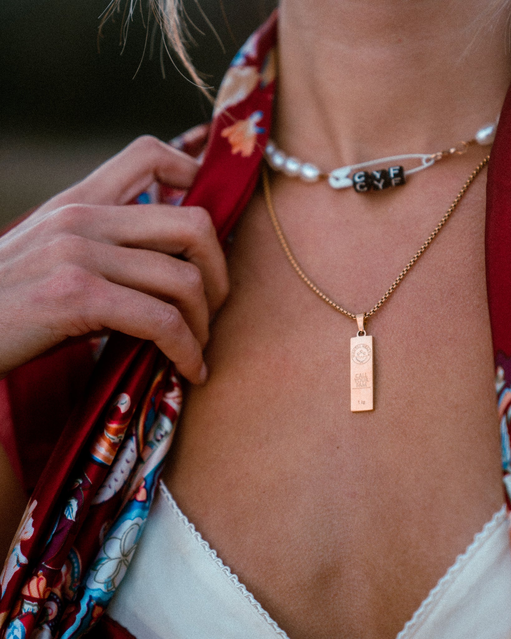 THE STAPLE PENDANT // GOLD