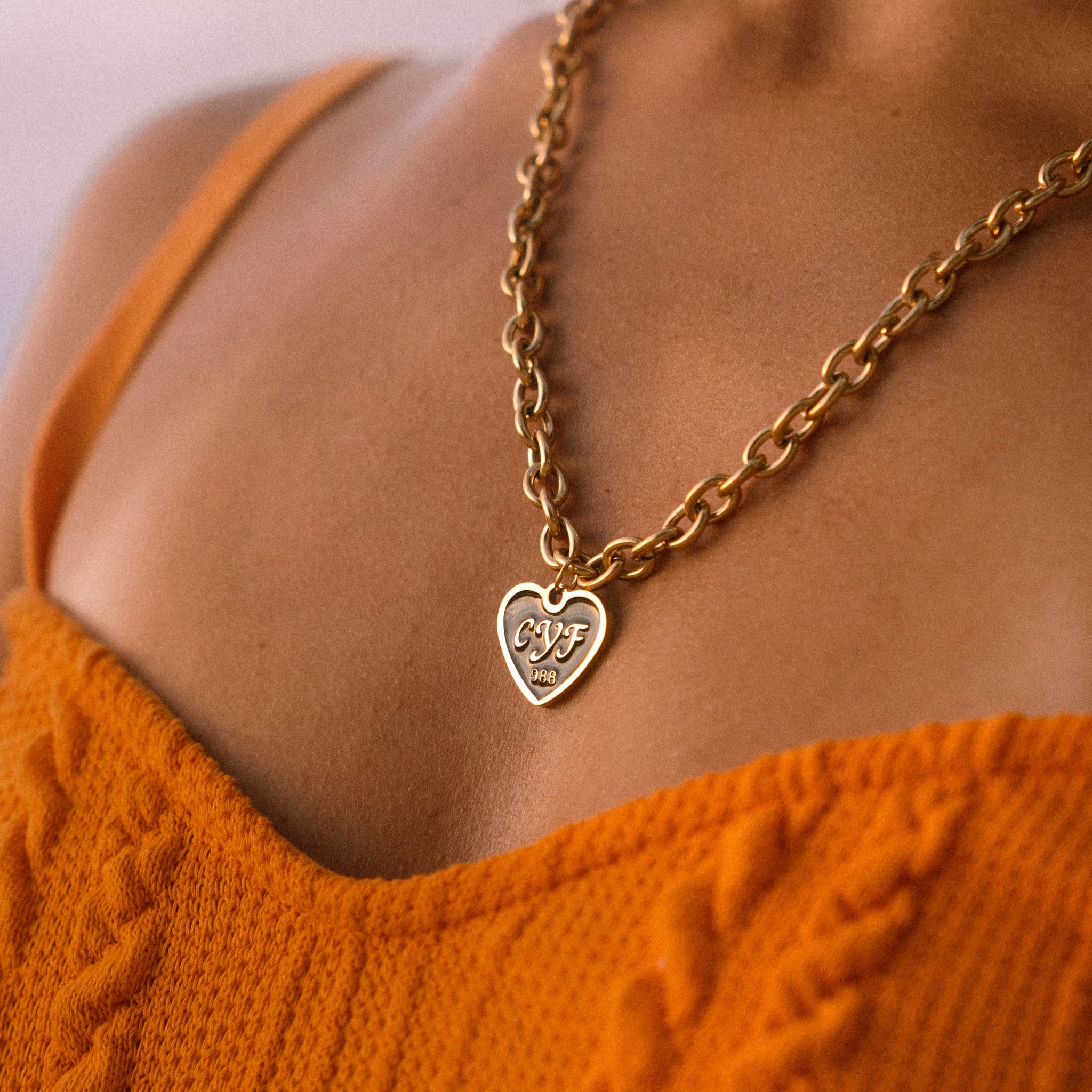 988 PENDANT // GOLD